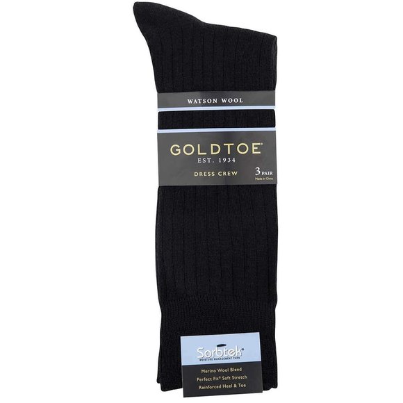 Gold Toe Other - NWT Gold Toe Men's Watson Wool Dress Sock, 3 Pair